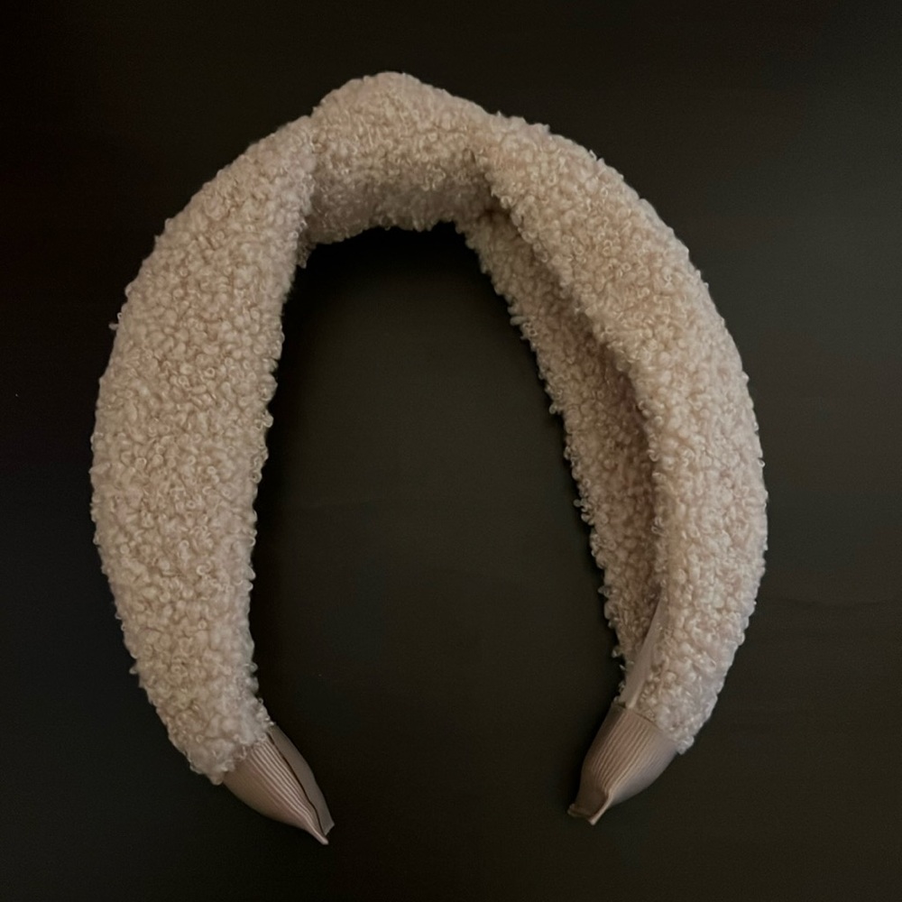 Brand New Cozy Cream Fuzzy Headband